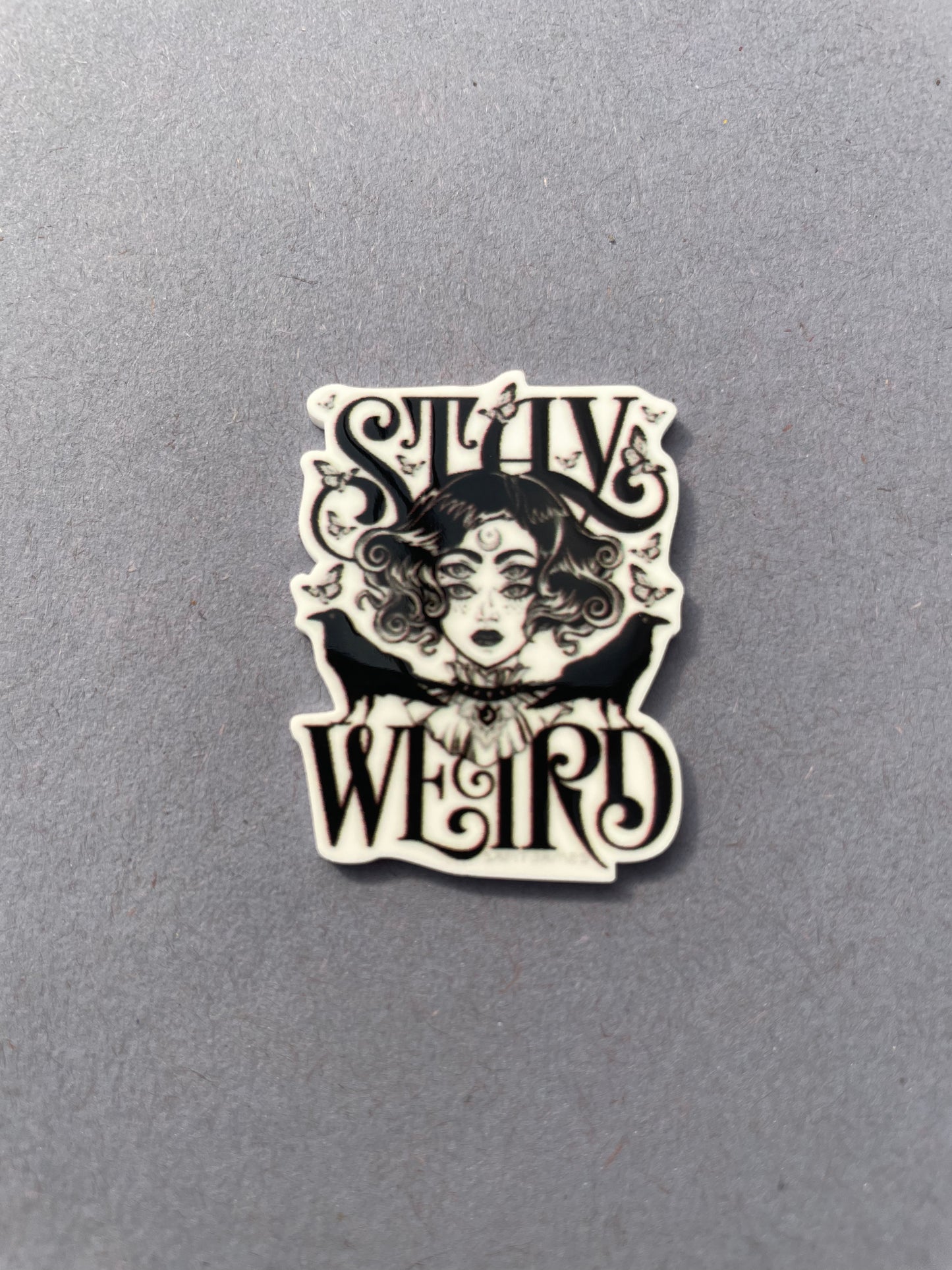 Stay Weird needle minder