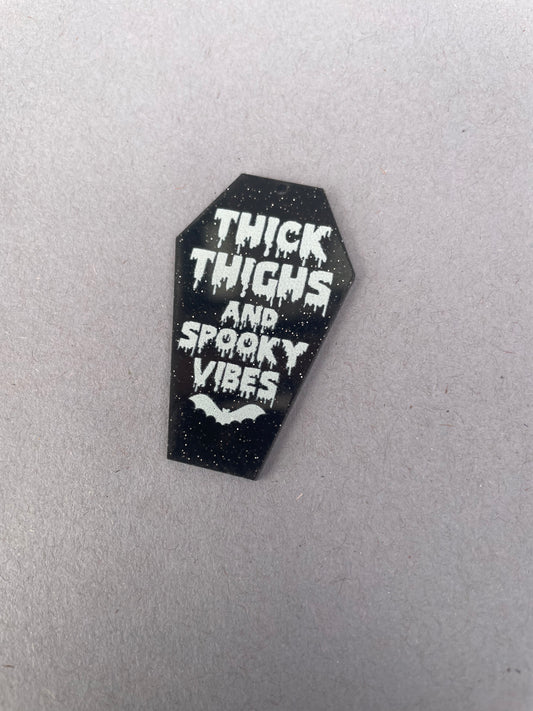 Thick Thighs And Spooky Vibes needle minder