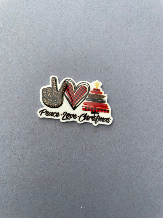 Peace, Love, Christmas needle minder