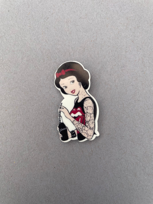 Snow White Punk Tattoo needle minder