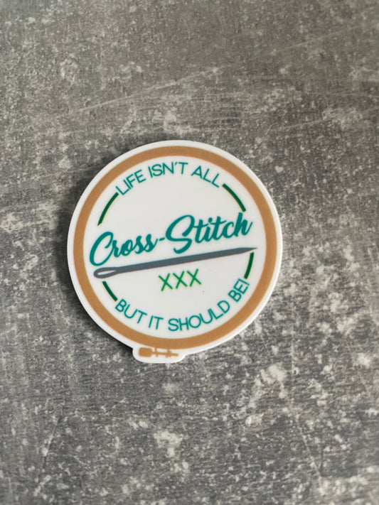 Life Isn’t All Cross Stitch But It Should Be needle minder