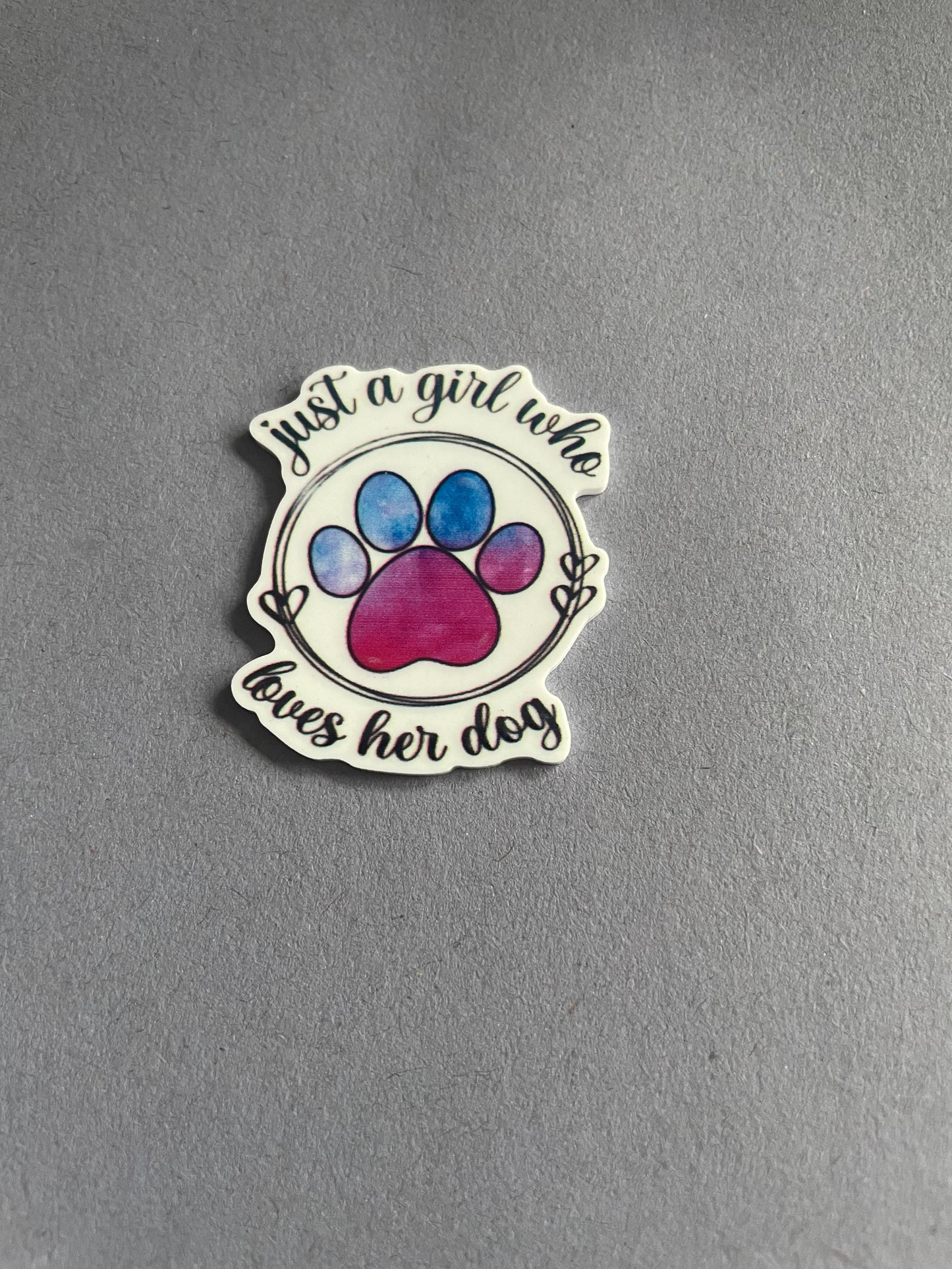 Just a Girl who Loves her Dog needle minder
