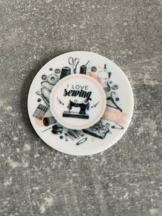 I Love Sewing needle minder
