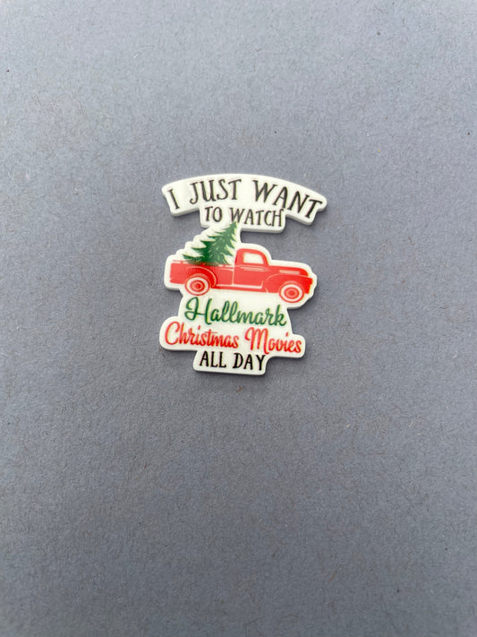 I Just Want To Watch Hallmark Christmas Movies All Day needle minder