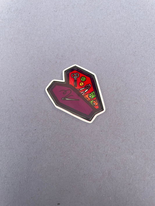 Crafty Coffin needle minder