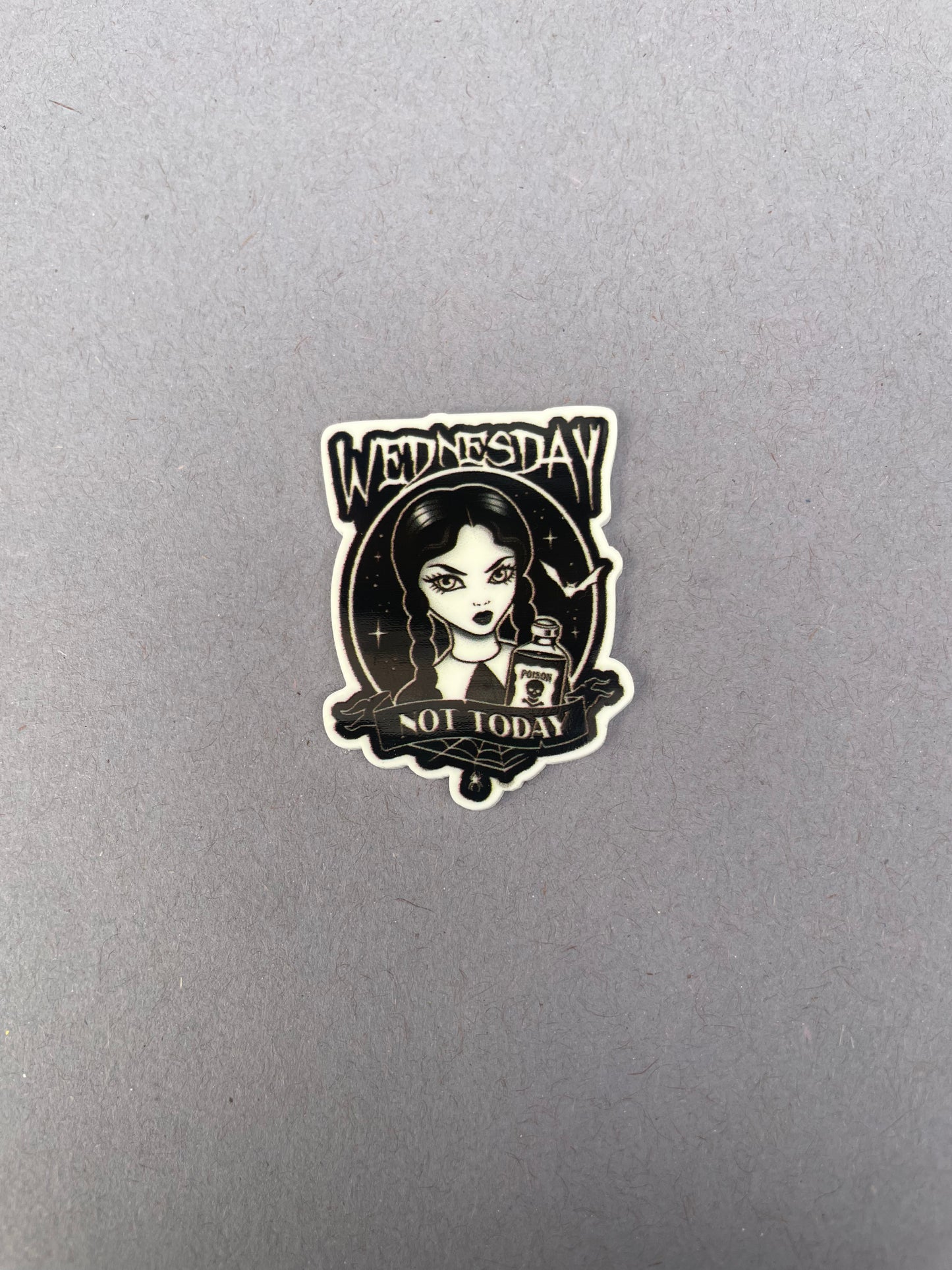 Not Today Wednesday Addams Family needle minder