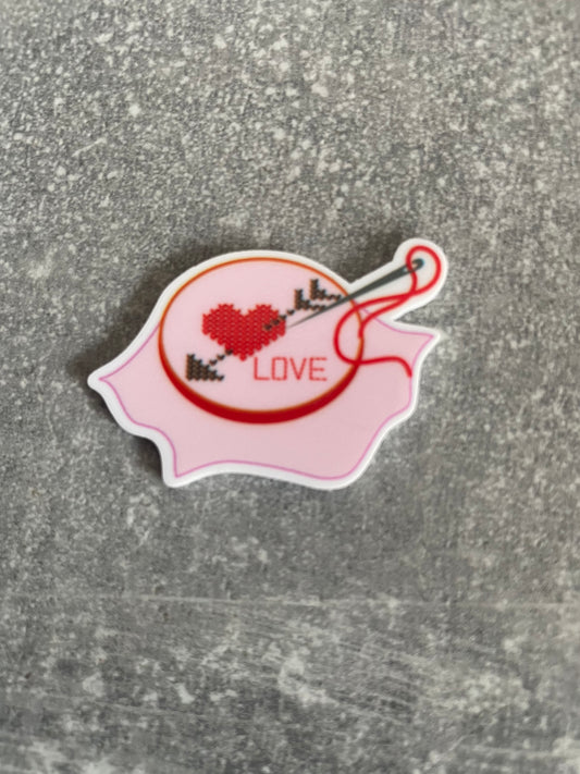Love Stitching needle minder